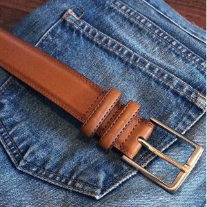 Stacy Adams Genuine Leather Belt 32 Waist Like New